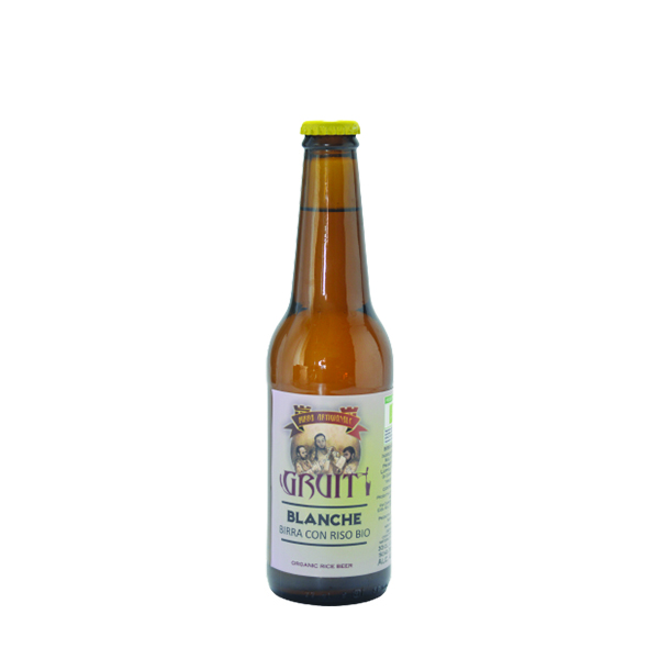 BIRRE AROMATIZZATE: Birra Artigianale Gruit Blanche 33 cl. biologica